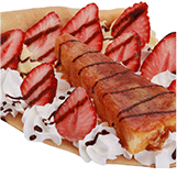 焦がしイチゴ&ミックスベリーバニラアイスチーズケーキブリュレ