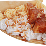 クレープブリュレキャラメルナッツ生クリーム